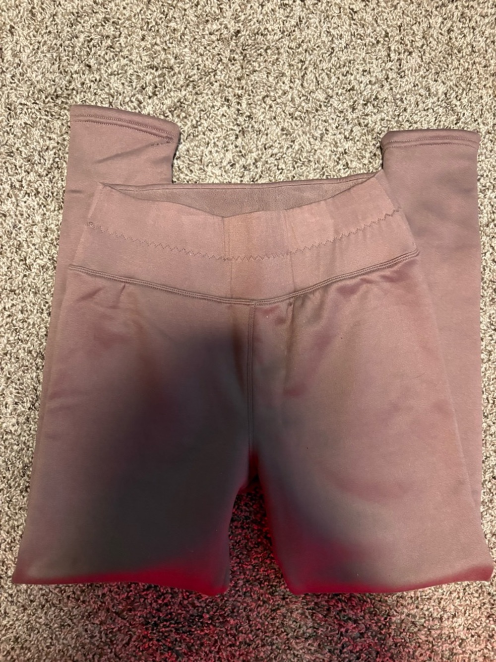 High-Waist Seamless Leggings - Dusty Rose